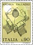 Italy 1973 Architecture 90 L Marron Scott 1106. Italia 1106. Uploaded by susofe